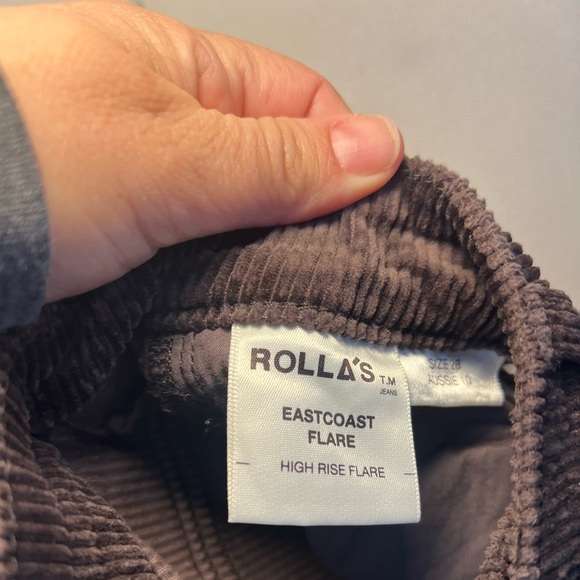 Eastcoast Flare Cord Wide | Elm | Rolla's Jeans - Picture 10 of 16